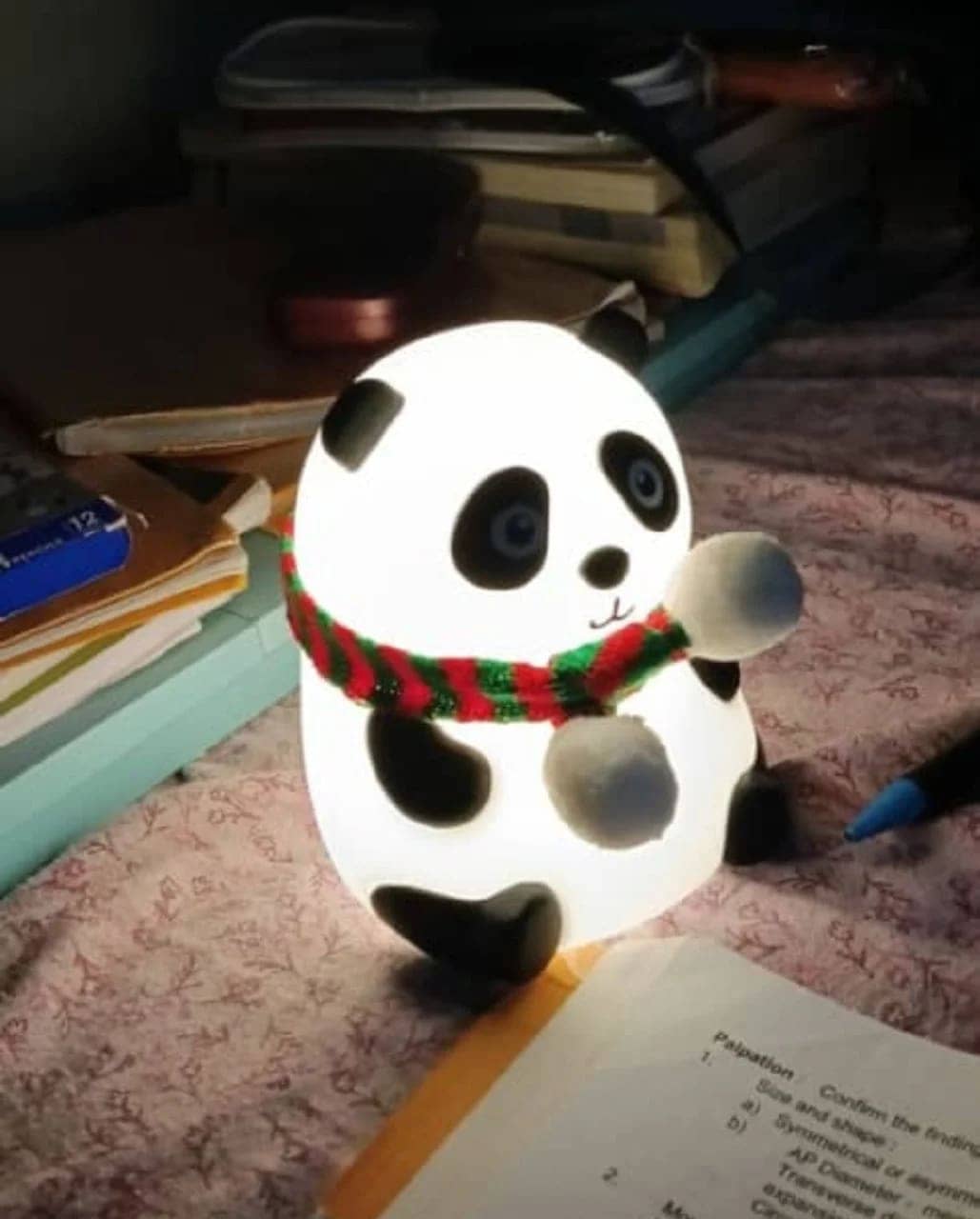 🐼 باندا السيليكون المضيء بالألوان  🐼