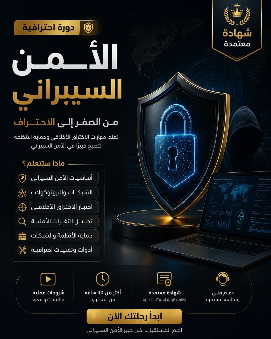 تعلم الاختراق الأخلاقي من الصفر