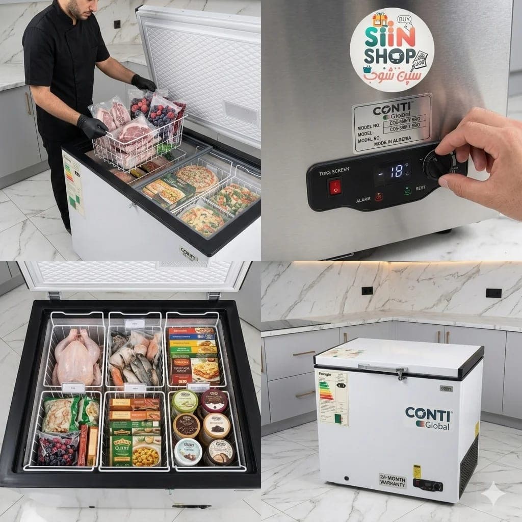 Congélateur Marque Contiglobal  Blanc 200L . 2