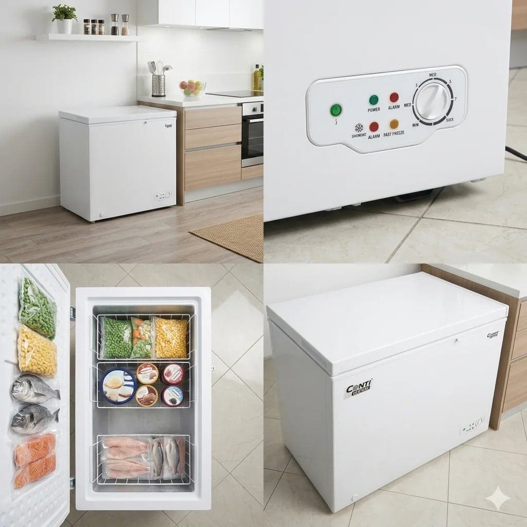 Congélateur Marque Contiglobal  Blanc 200L . 5