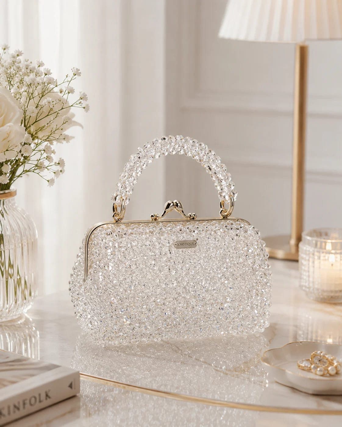 Sac à main en cristal pour femme  2