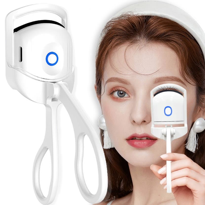 Recourbe-cils électrique portable avec un pince d'epilation thermique 2