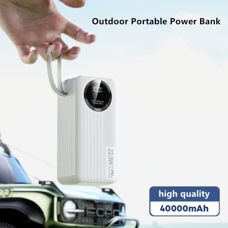 Power Bank Hoco J-005 Premium 40000mAh - باور بانك حجم كبير بسعة 40,000 مللي أمبير 2