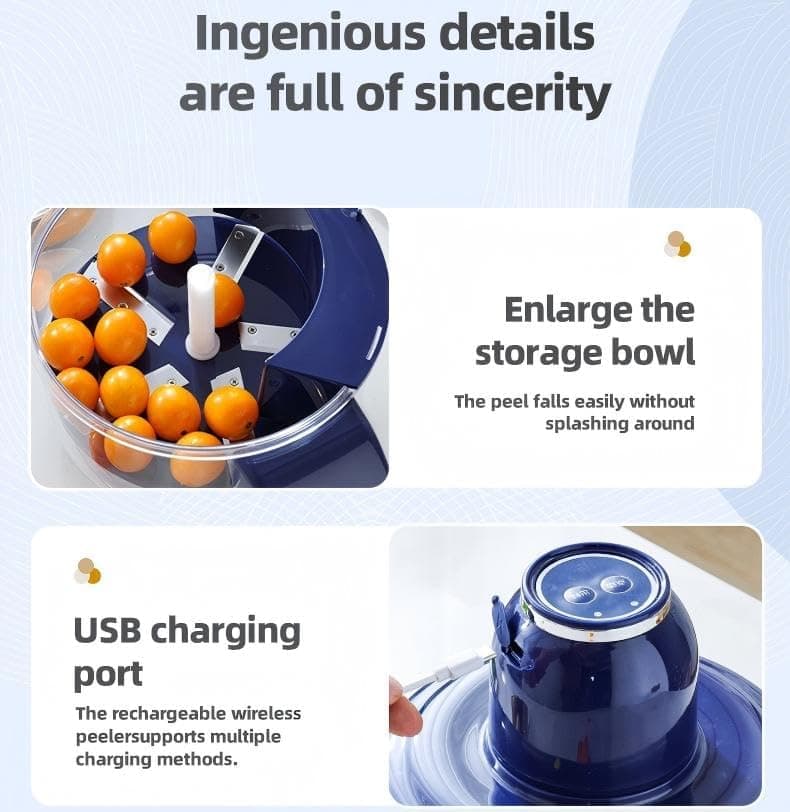 Éplucheur Électrique Innovant pour Fruits et Légumes - مقشرة الفواكه والخضروات 2
