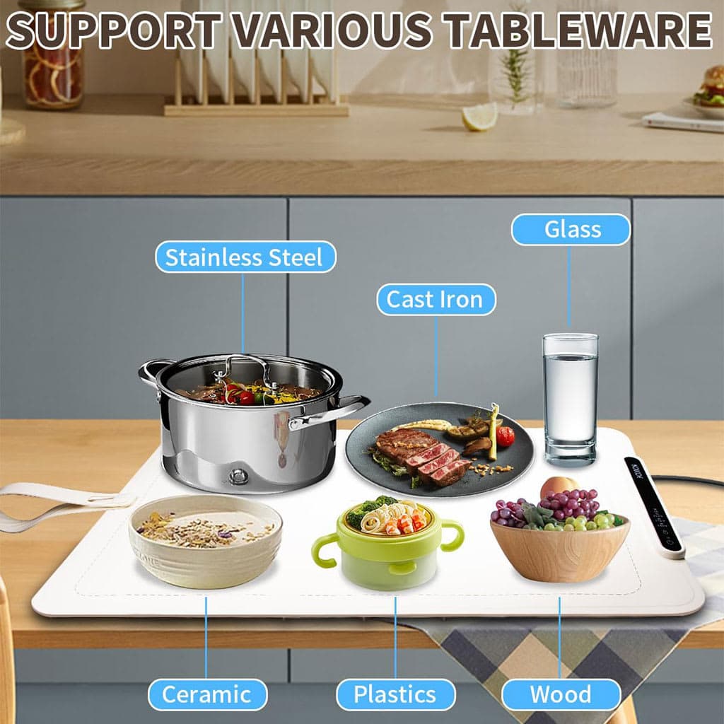 Tapis électrique chauffant en silicone alimentaire à température réglable – بساط تسخين المأكولات 3