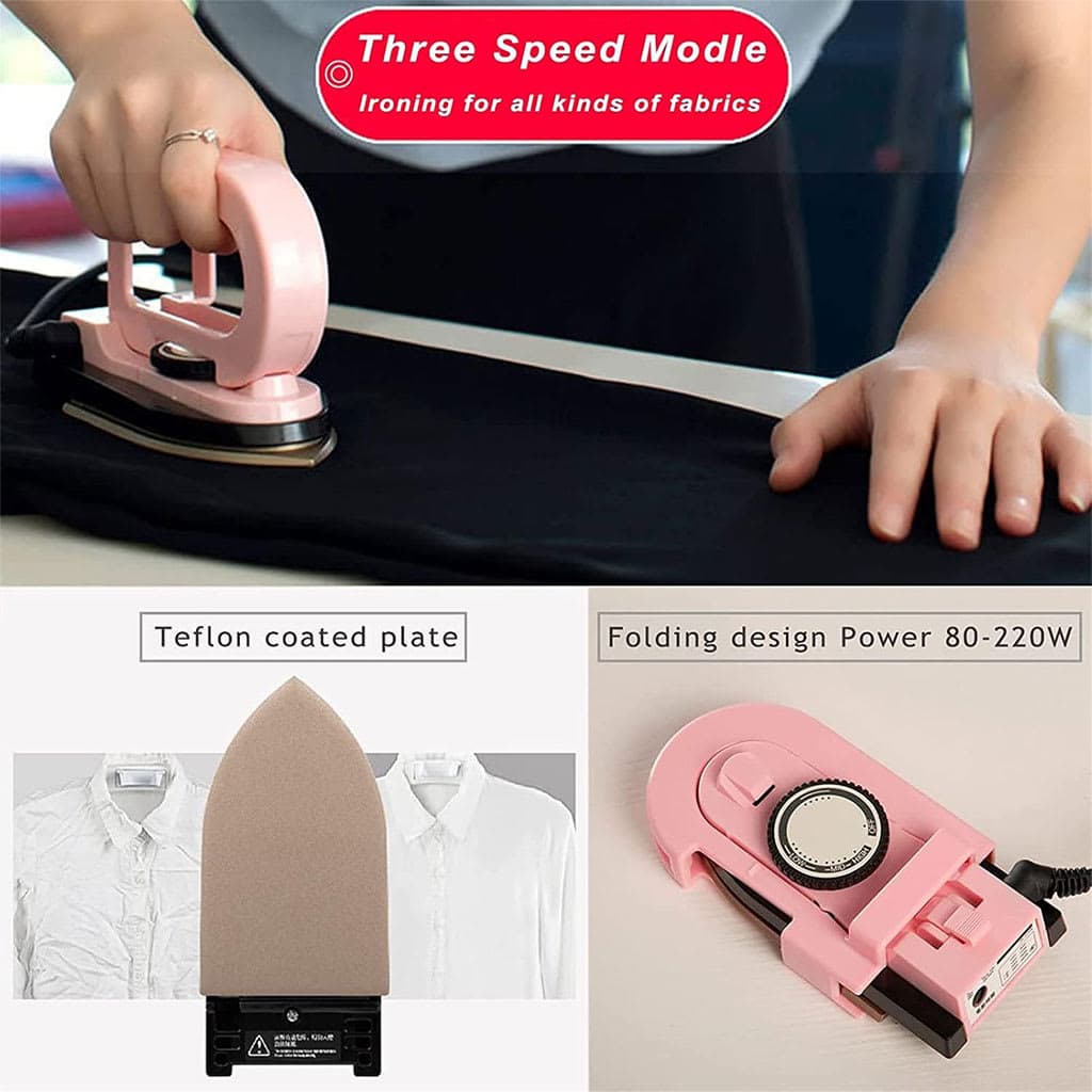 Mini Fer à Repasser Portable avec Température Réglable – مكواة ملابس محمولة 3