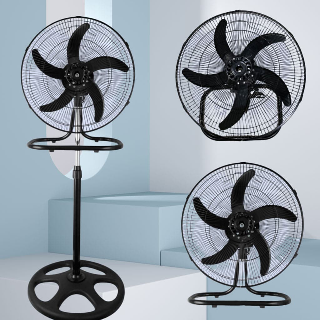 Ventilateur Multifonction 3en1 5 Lames Puissantes - مروحة التبريد وتدوير الهواء المتطورة 3 في 1 2
