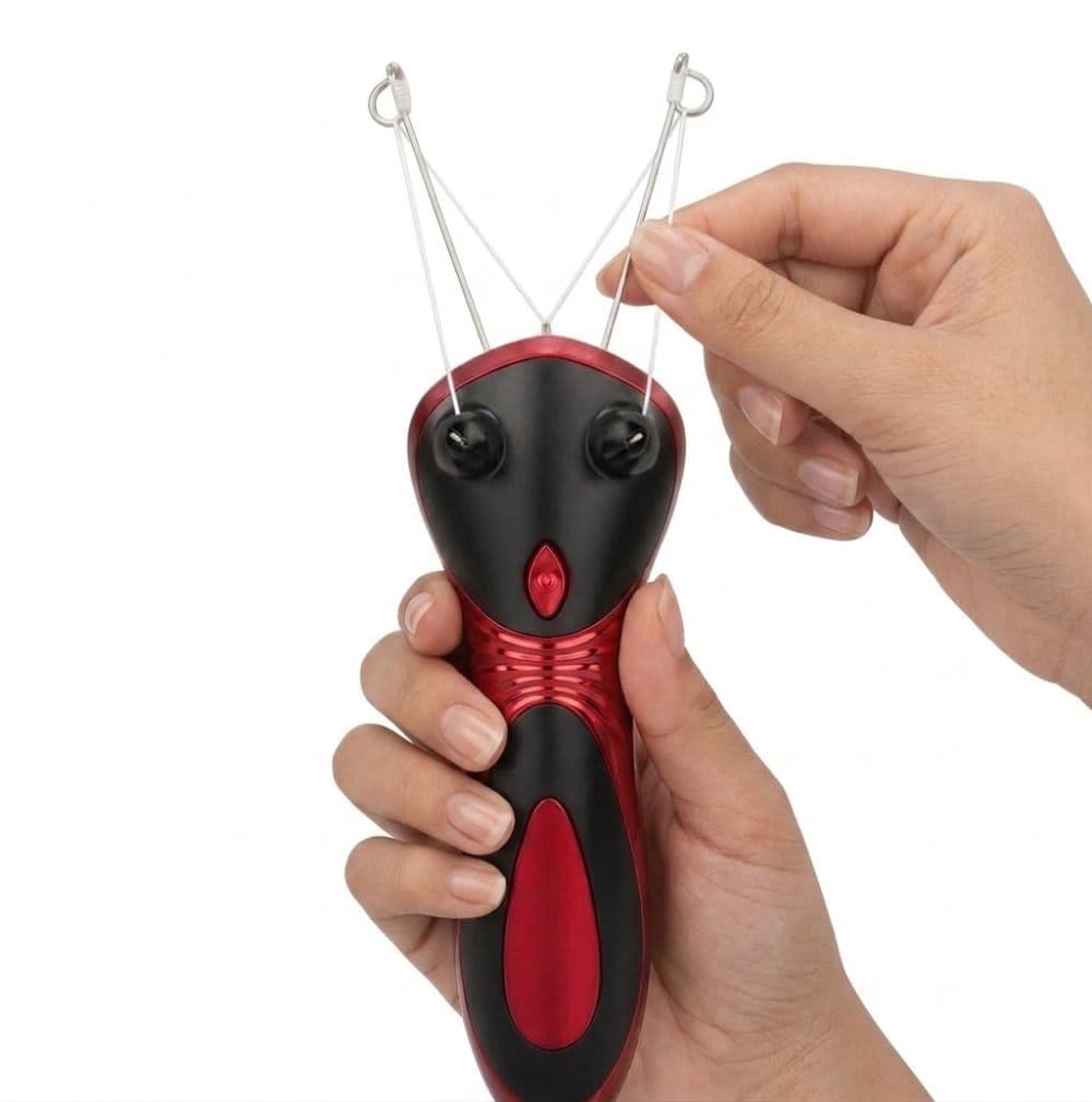 آلة إزالة شعر الوجه بالخيط الكهربائية من ENZO Professional - بشرة ناعمة كالحرير في دقائق