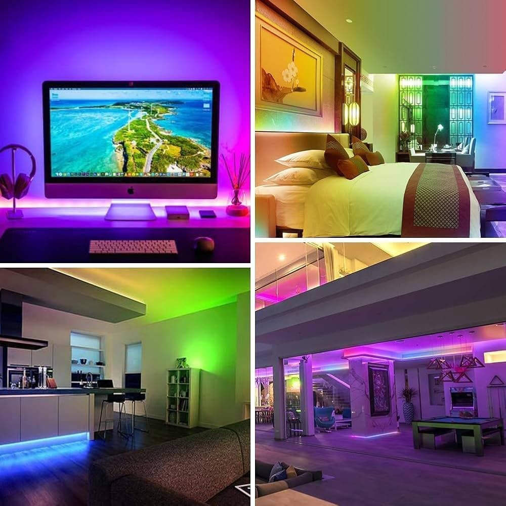 شريط إضاءة LED الذكي RGB – غيّر جو غرفتك بضغطة زر واحدة! 4