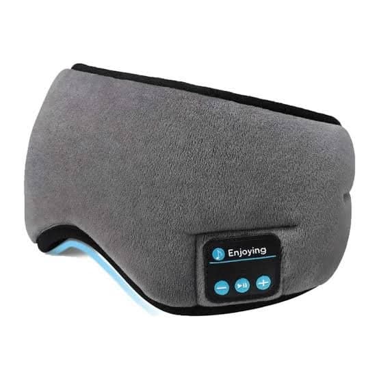 قناع النوم الذكي بتقنية بلوتوث (Bluetooth Sleep Mask) – عصابة رأس مريحة مع سماعات مدمجة لنوم عميق واسترخاء تام 5