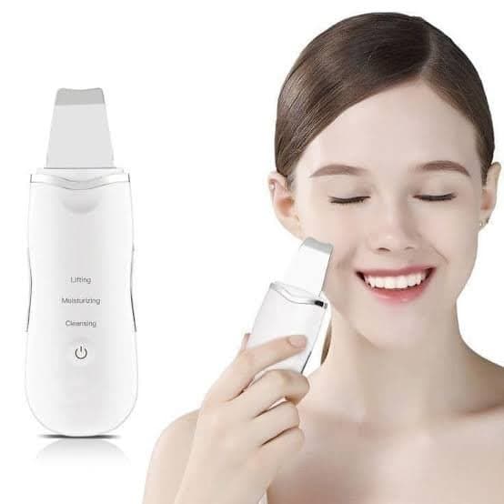 جهاز UltraSonic Skin Scrubber من MUYE – منظف ومقشر البشرة بالموجات فوق الصوتية لشد وتجديد حيوية الوجه 2
