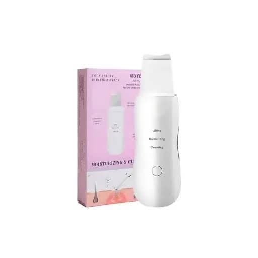 جهاز UltraSonic Skin Scrubber من MUYE – منظف ومقشر البشرة بالموجات فوق الصوتية لشد وتجديد حيوية الوجه 4