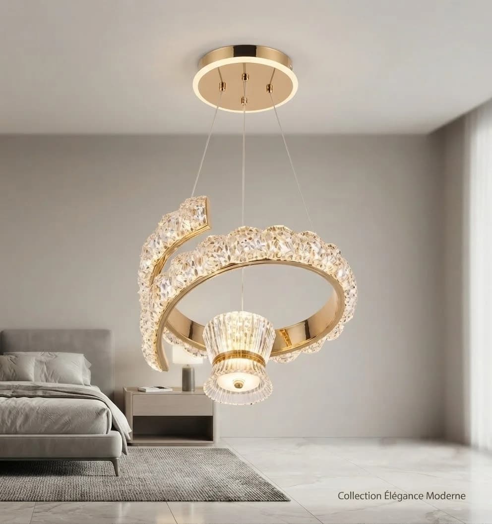 Lustre en cristal de luxe 3