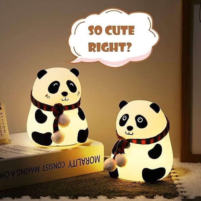 🐼 باندا السيليكون المضيء بالألوان  🐼 6