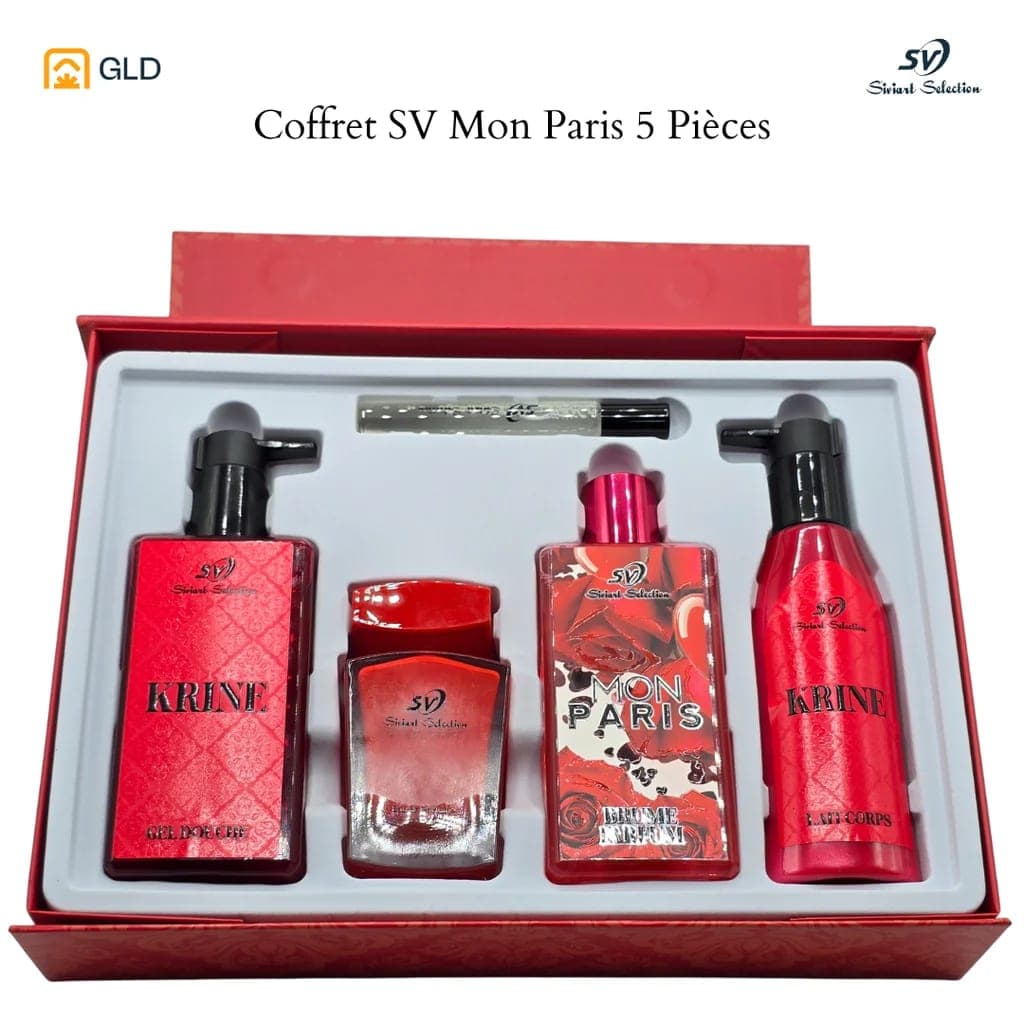 Coffret parfum 5 pièces  2