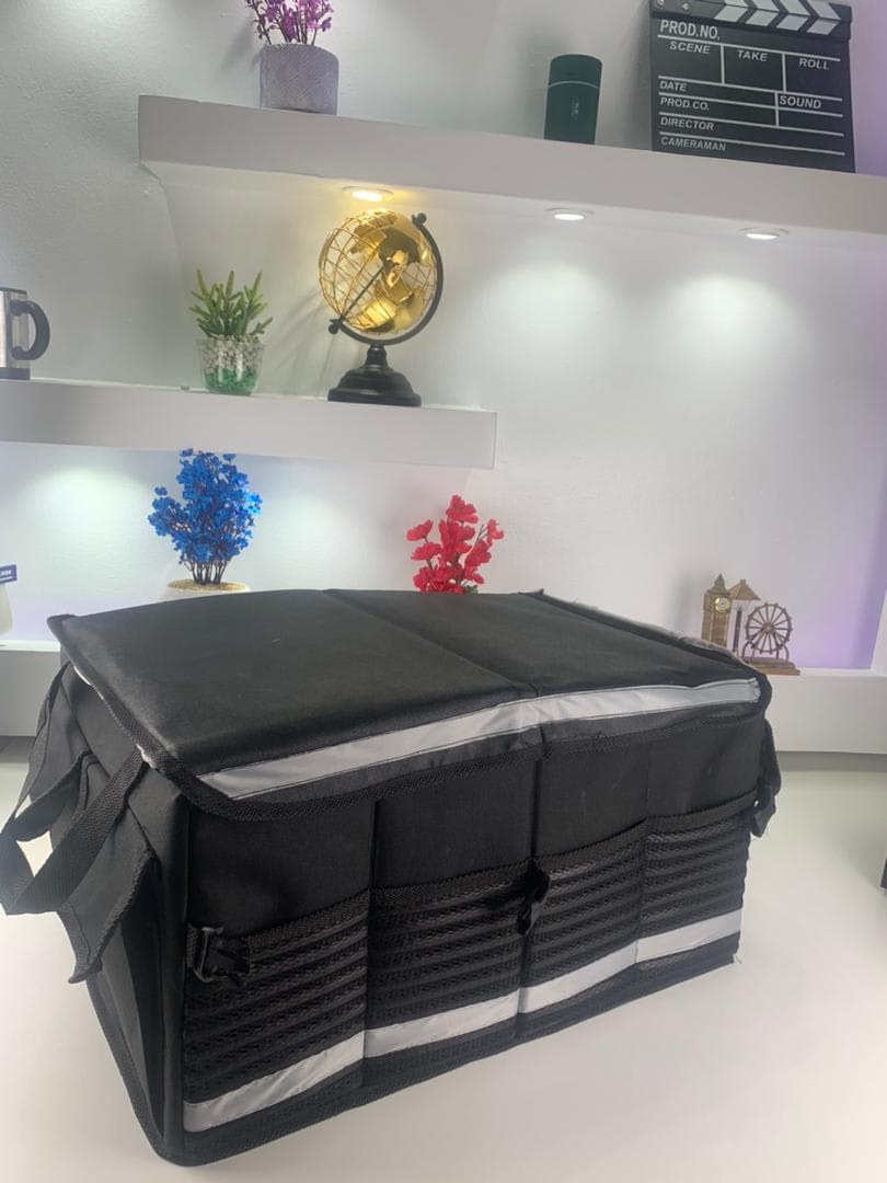 Organisateur de Coffre Pliable et Imperméable avec Multi-Compartiments