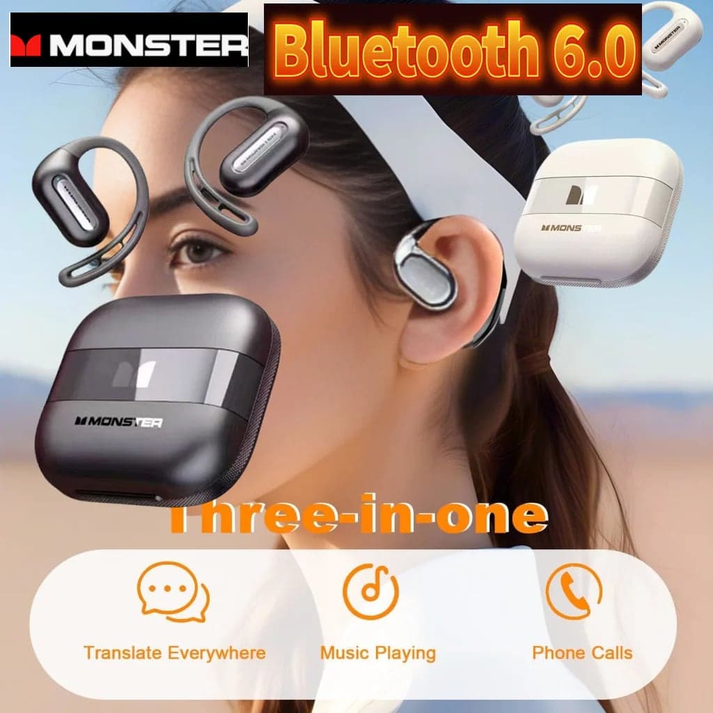 Écouteurs sans fil Monster Aura Fit GT29 Open-Back Ai Traduction  4