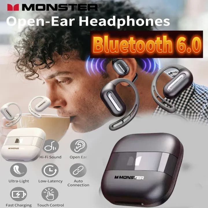 Écouteurs sans fil Monster Aura Fit GT29 Open-Back Ai Traduction 