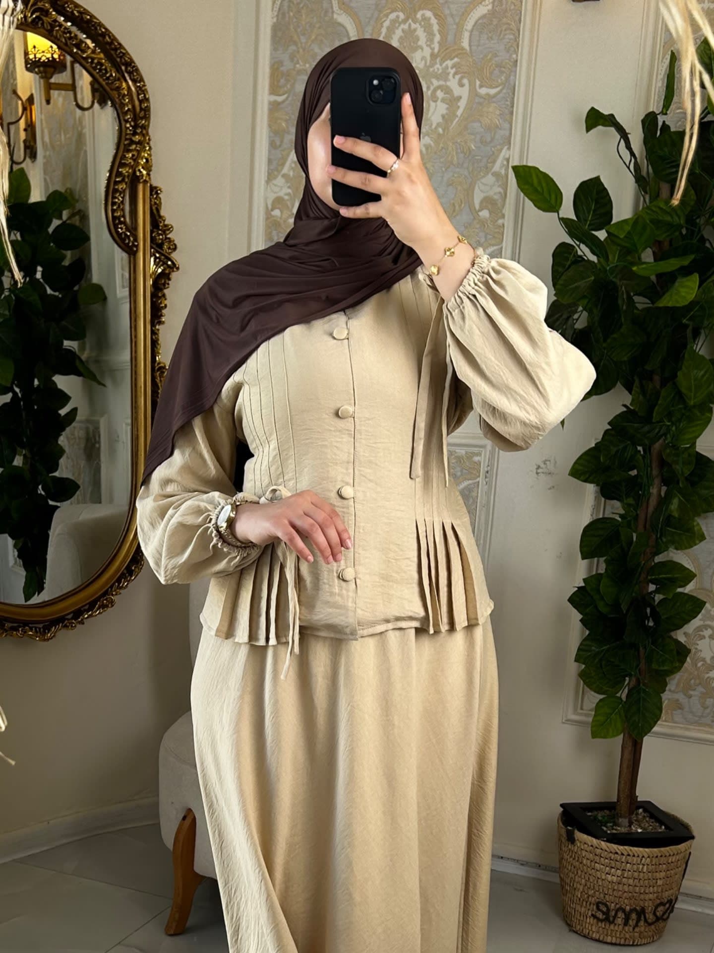 Ensemble Rosa beige  3