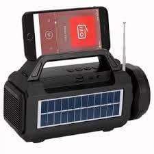 SY-979 Solar Rechargeable Light with Speaker LED Torch Light Speaker 2