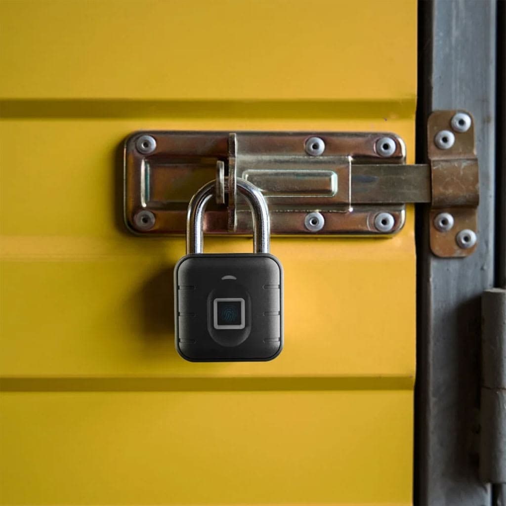 Cadenas à Empreintes Digitales étanche, Serrure Biométrique En Métal Sans Clé 3