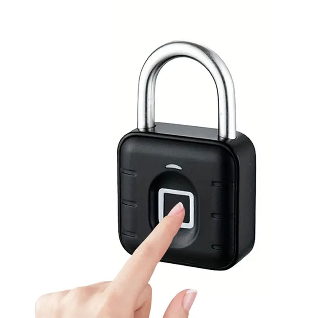 Cadenas à Empreintes Digitales étanche, Serrure Biométrique En Métal Sans Clé 2