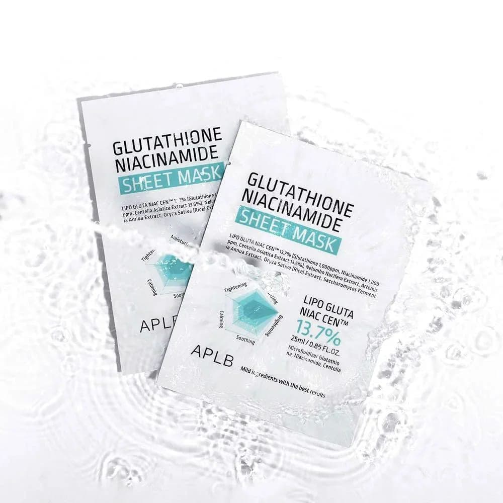 APLB Glutathione Niacinamide Sheet Mask 3