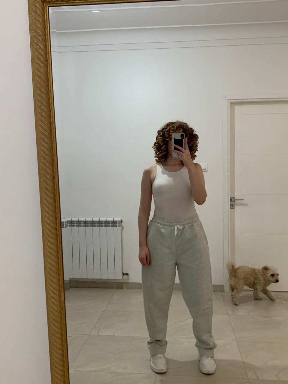 PANTALON OPEN LEG GREY  3