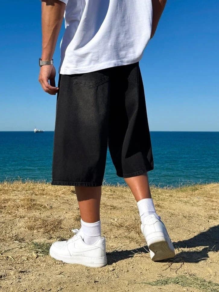 BAGGY JORT BLACK  2