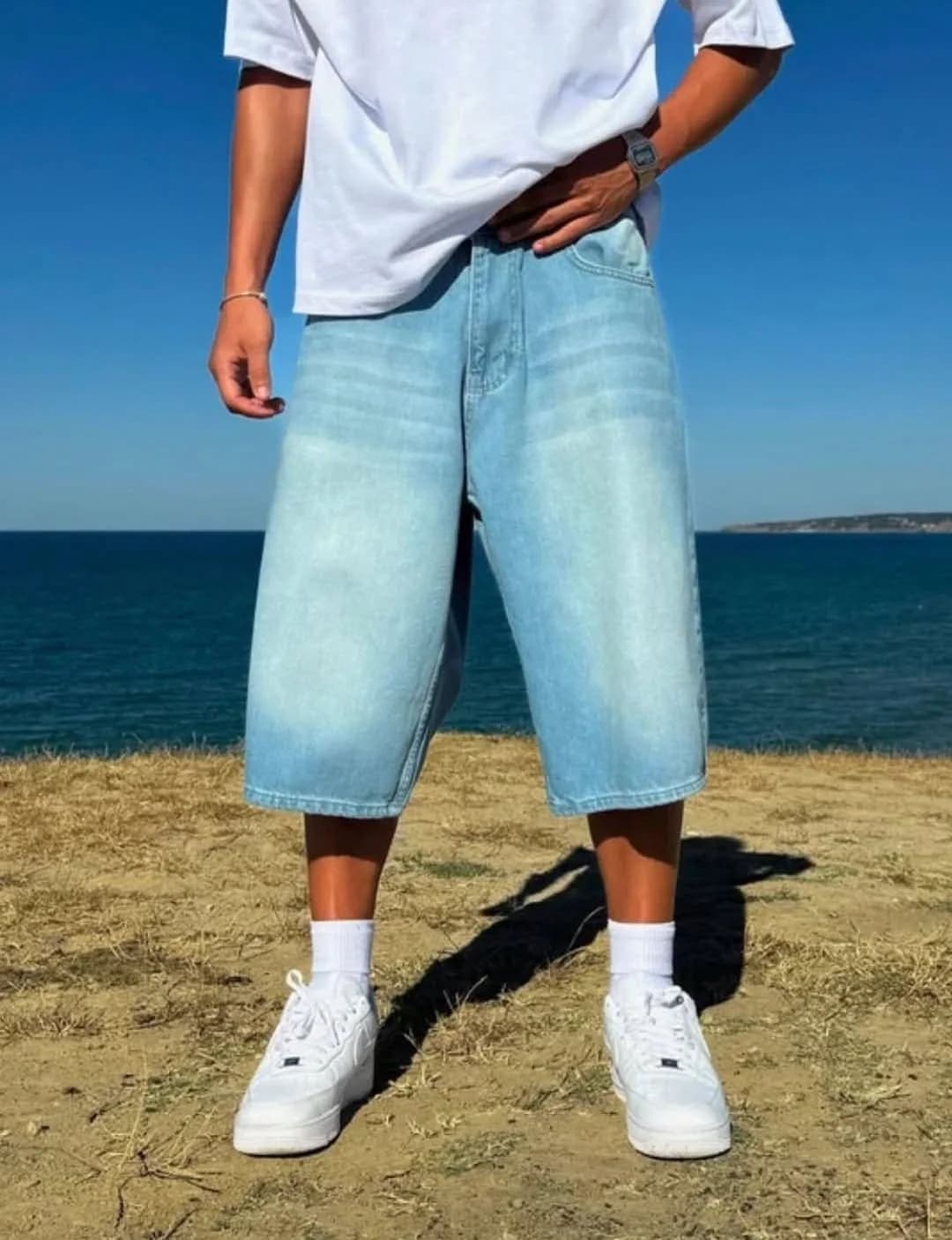 BAGGY JORT BLUE  4