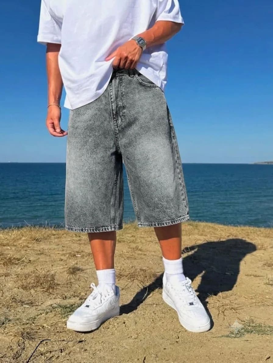 Baggy jorts grey