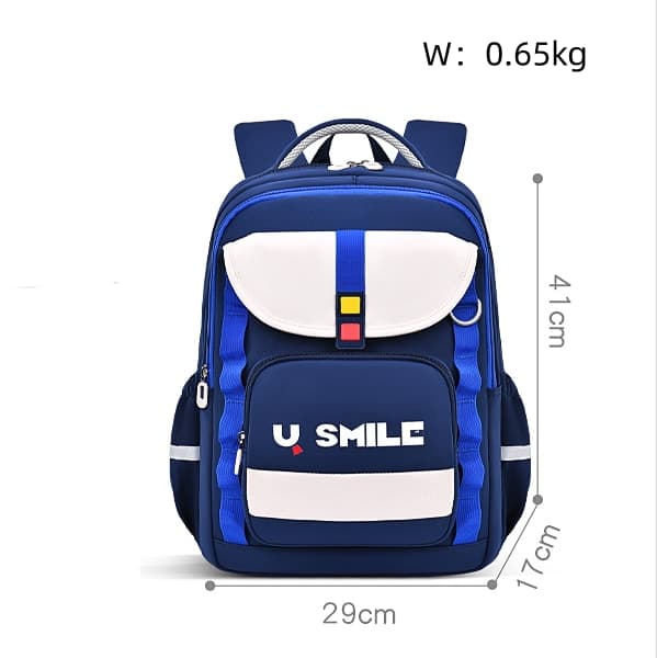 Sac à Dos Scolaire pour Enfnats U-Smile Bleu et Blanc SACKDS09BB - حقيبة مدرسية للأطفال 2