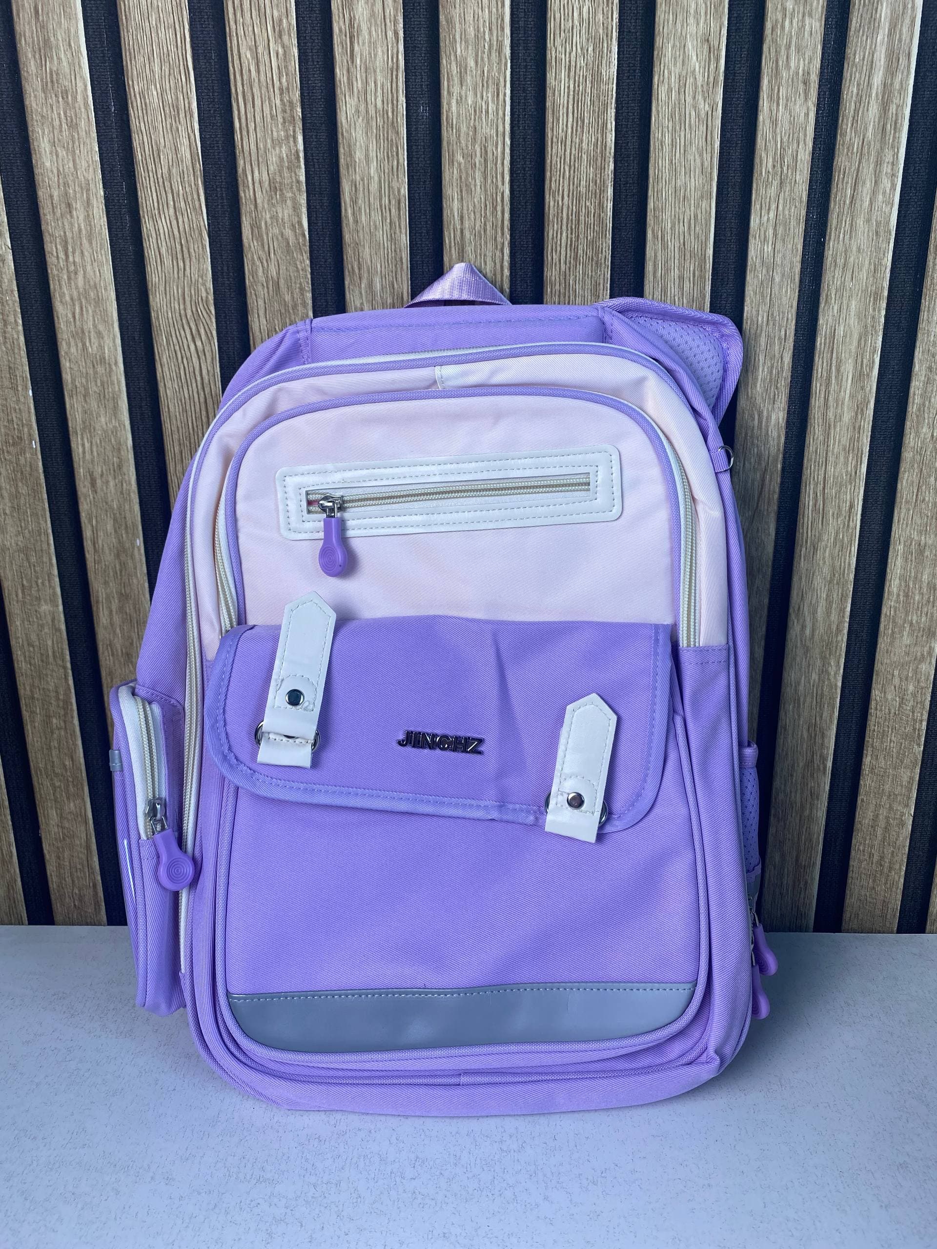 Sac à Dos Scolaire Style Kawaii Grand Volume Tissu Imperméable Bleu Nuit SACKDS08BLN - حقيبة مدرسية بتصميم كاوايي 4