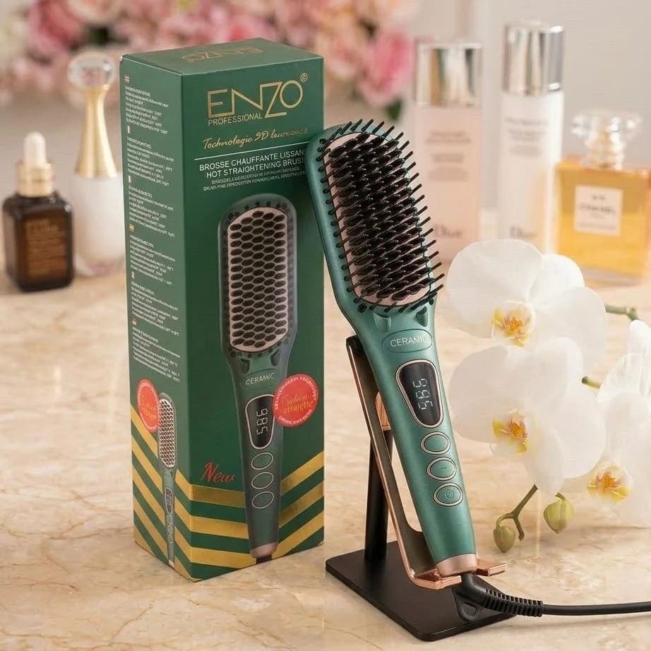 فرشاة تمليس الشعر السيراميكenzo 