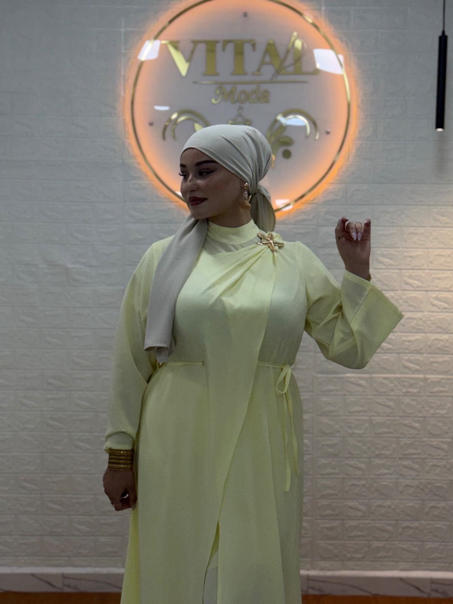 Jaune 🇹🇷 Hijab tulum 2