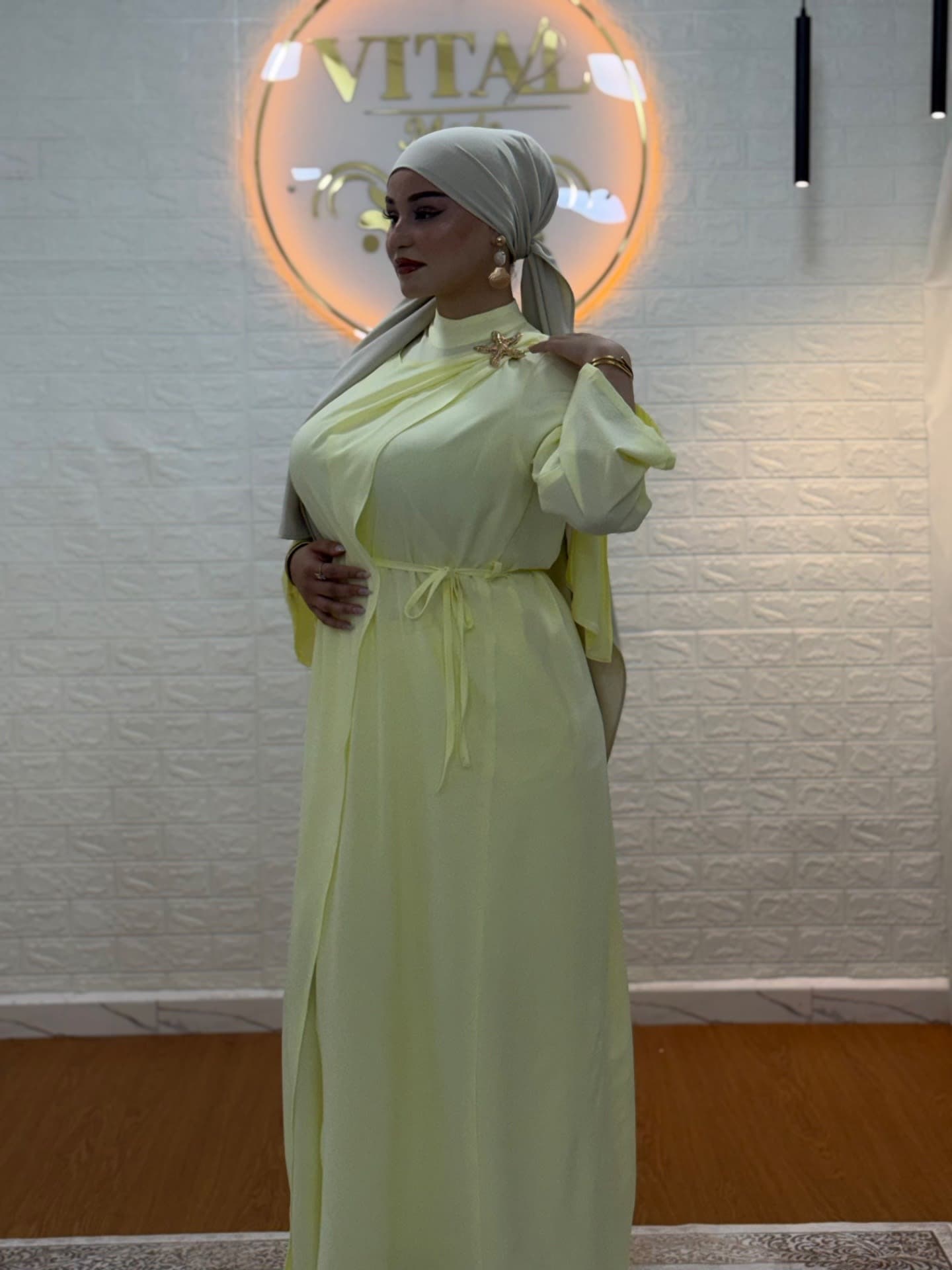 Jaune 🇹🇷 Hijab tulum 3