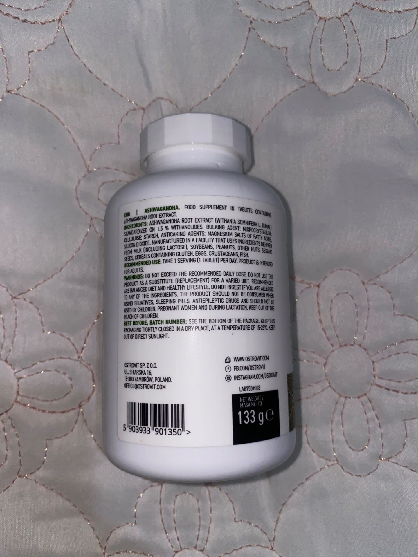  Ashwagandh OstroVit 3