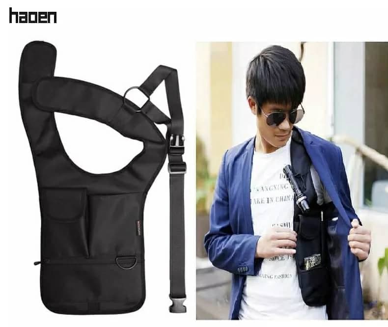 Sacoche  sous-bras Anti-vol Multi-Poche Design Élégant Pour Voyage Quotidien 4