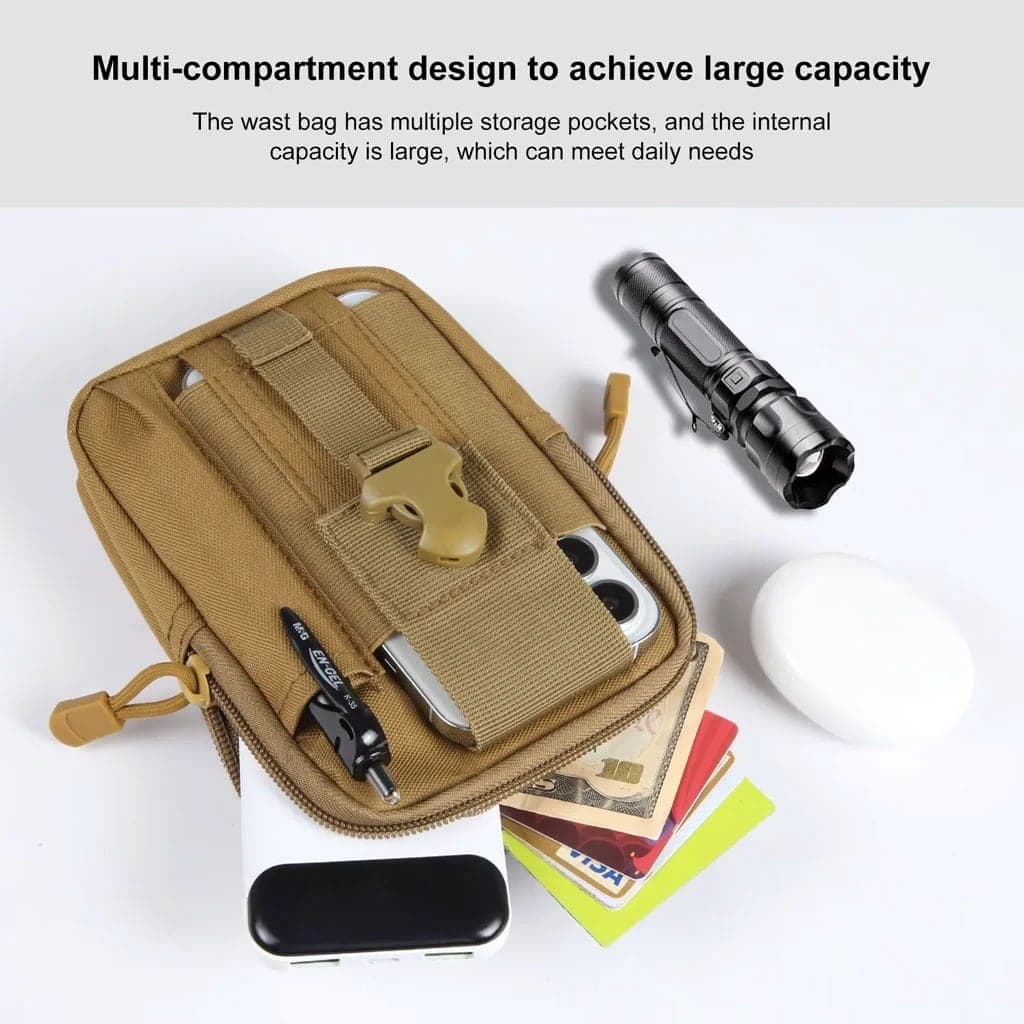 Pochette Sac banane multifonction avec support pour téléphone 2