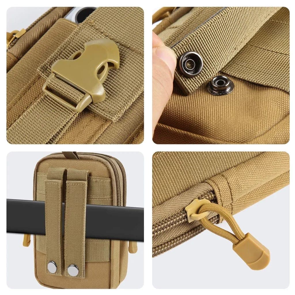 Pochette Sac banane multifonction avec support pour téléphone 5