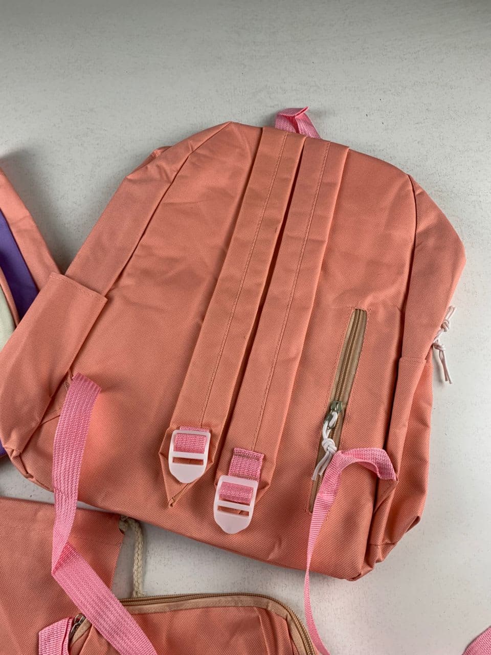 Ensemble de sacs d’école Kawai pour adolescents 5Pcs Guiyu V2 Rose – محفظة 5 قطع كاواي وردي 5