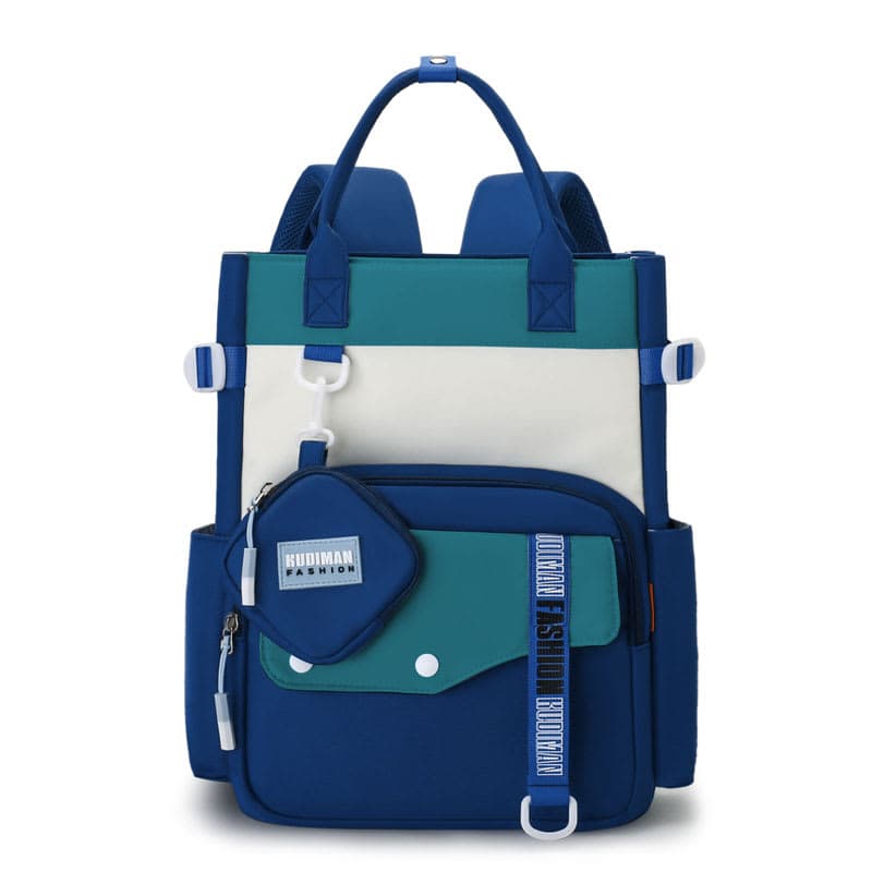 Ensemble de sacs d’école Kawai pour Enfants 2Pcs Avec Pochette Bleu – محفظة 2 قطع كاواي مع محفظة صغيرة أزرق 3