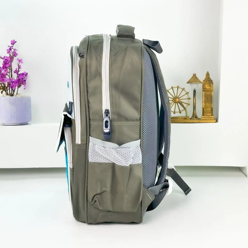 Sac à Dos pour Enfants avec Trousse Assortie 2504 Vert – حقيبة ظهر مدرسية للأطفال مع مقلمة أخضر 2