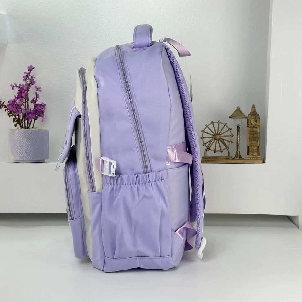 Sac à Dos Scolaire pour Enfants Style Kawaii BoShiKai Mauve – حقيبة ظهر مدرسية للأطفال بنفسجي 6