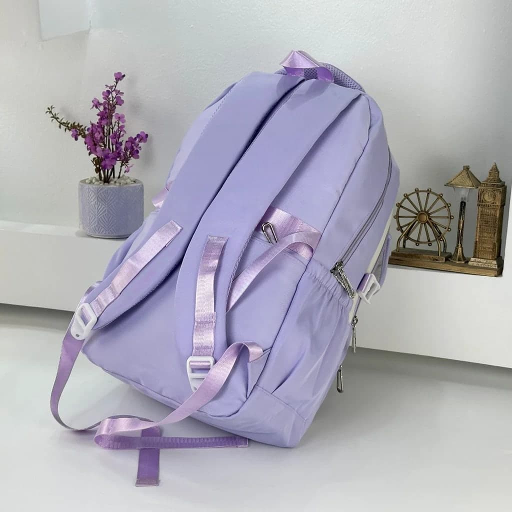 Sac à Dos Scolaire pour Enfants Style Kawaii BoShiKai Mauve – حقيبة ظهر مدرسية للأطفال بنفسجي 6