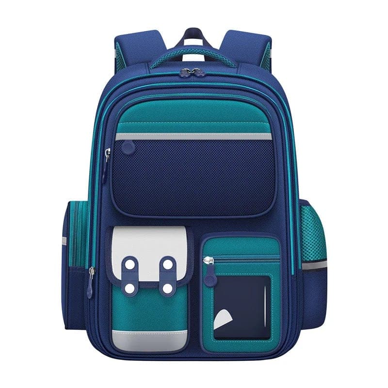 Sac à Dos Enfant pour École primaire de Haute Qualité Bleu et Vert – حقيبة ظهر مدرسية للأطفال أزرق وأخضر 3