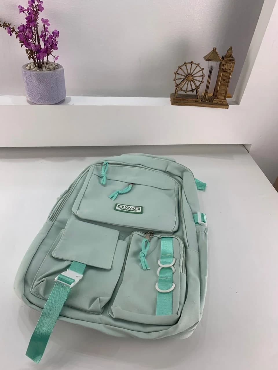 Sacs à dos d’école Style Décontracté XHD Vert- حقيبة ظهر مدرسية أخضر 3