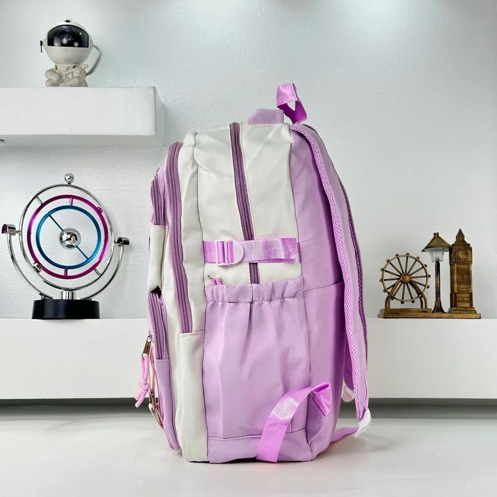 Sacs à dos d’école Style Décontracté Milkshake Mauve – حقيبة ظهر مدرسية بنفسجي 6