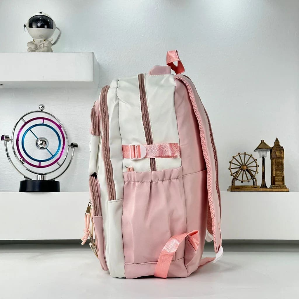 Sacs à dos d’école Style Décontracté Milkshake Rose – حقيبة ظهر مدرسية وردي 5