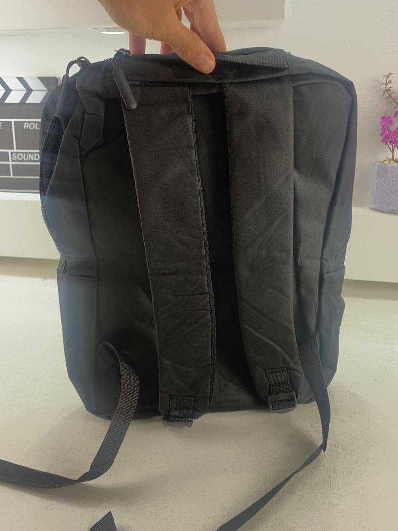 Sac à dos homme avec sac bandoulière et trousse 3en1 noir 127772-5 – محفظة ظهر رجالية 3 قطع أسود 5